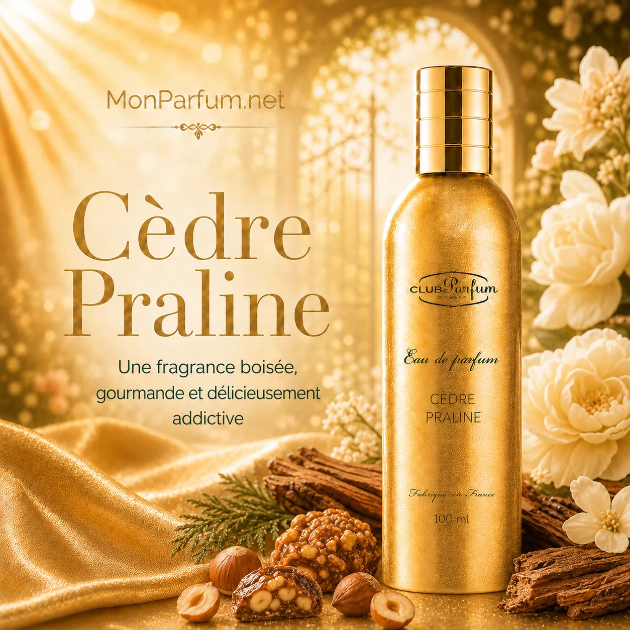 Eau de parfum<br>CEDRE PRALINE