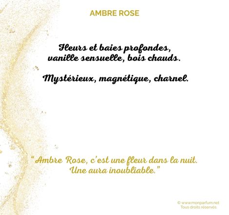 Eau de parfum<br>AMBRE ROSE – Image 2
