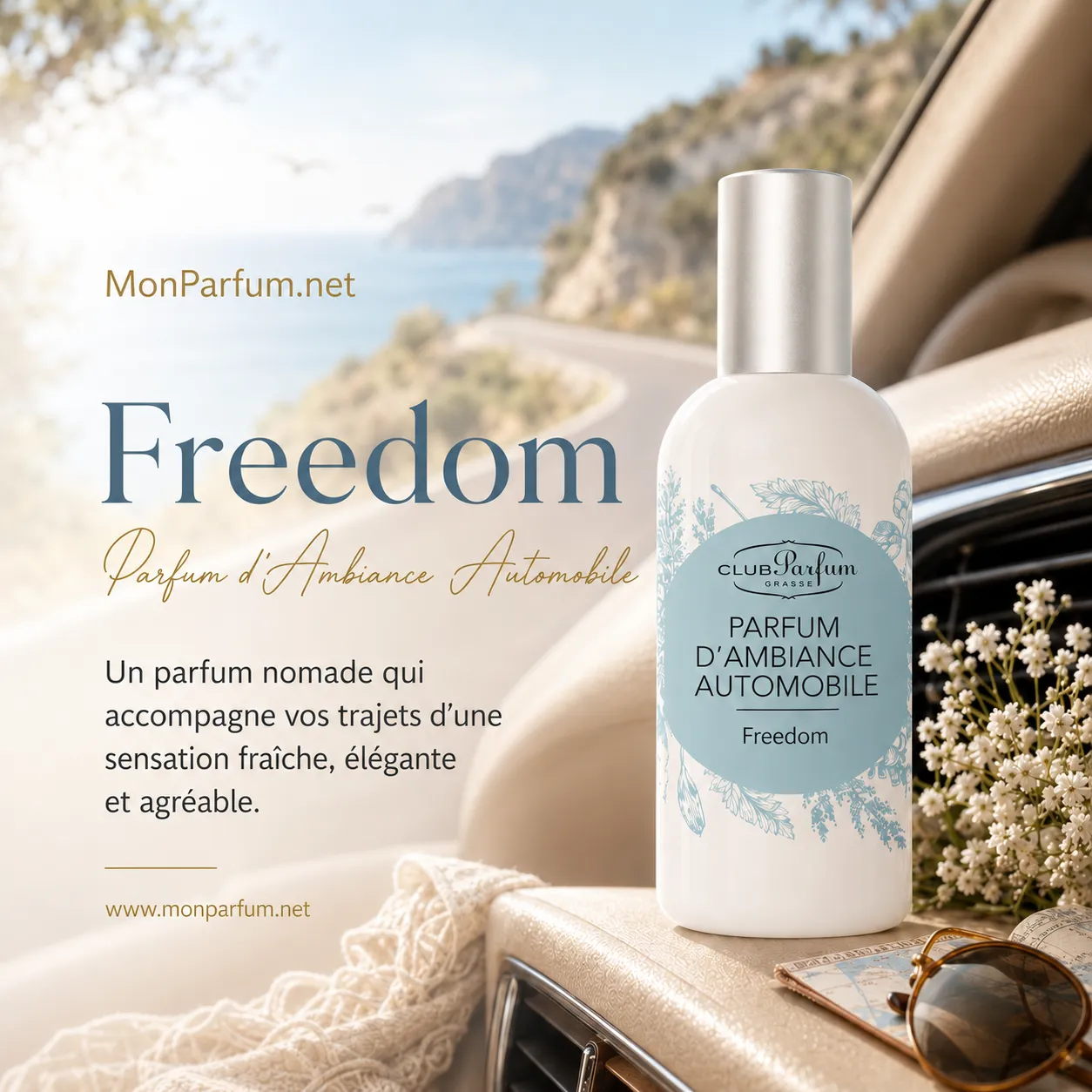 Parfum voiture<br>FREEDOM 50 ML