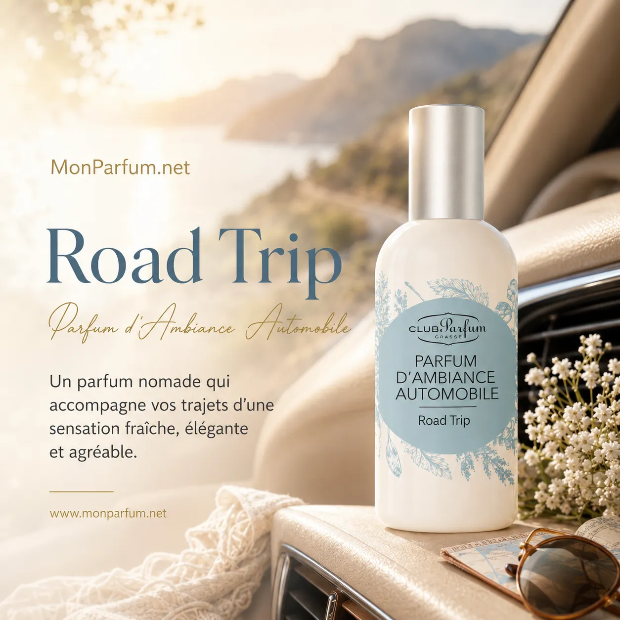 Parfum voiture<br>ROAD TRIP 50 ML