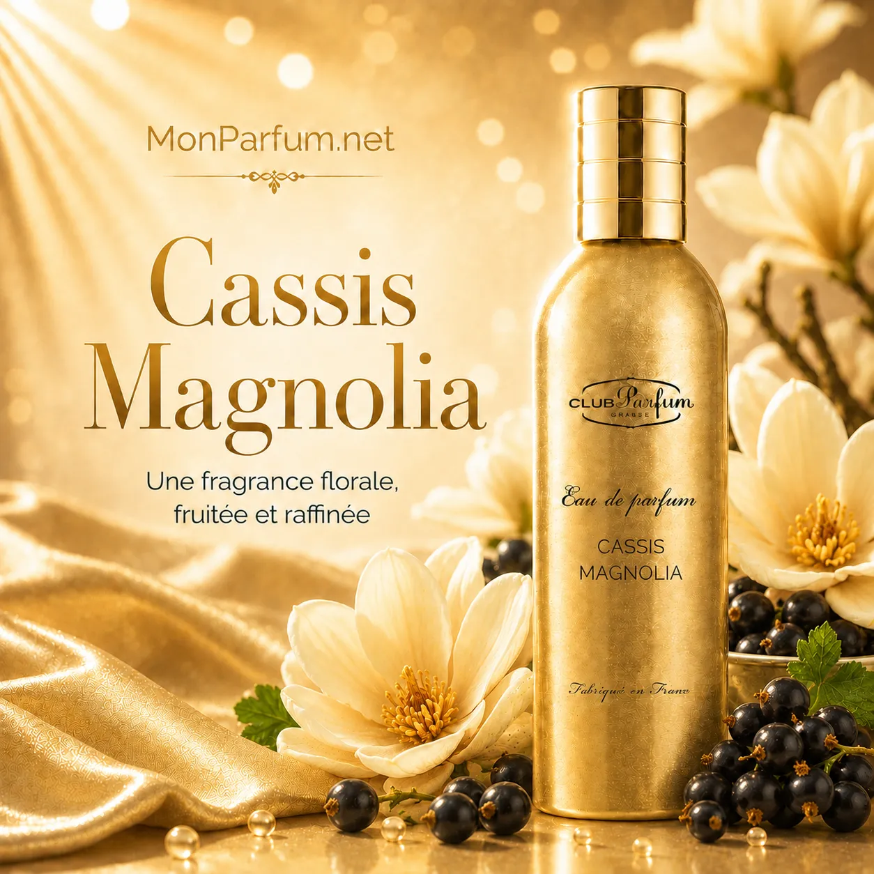 Eau de parfum<br>CASSIS MAGNOLIA
