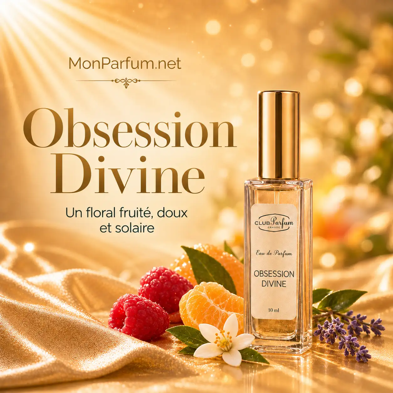 Obsession Divine, éclat solaire Club parfum